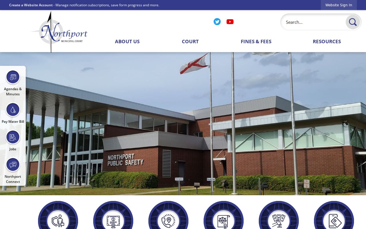 Northport court docket Municipal Court official page