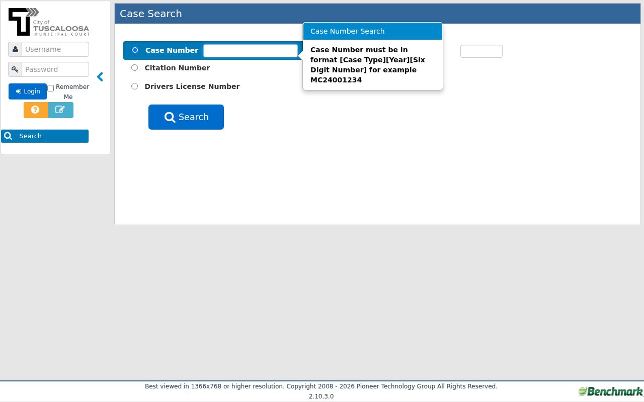 Northport court docket comparison with another municipal search